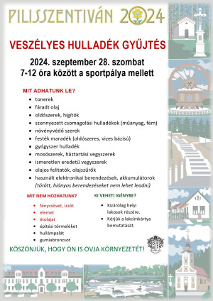 Veszélyes hulladék gyűjtés 2024 szeptember 28.