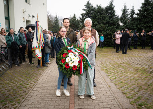 Március 15-i megemlékezés Fotó: Bárdi Bálint