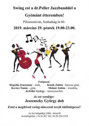 Gyémánt Jazz Klub - vendég: Jeszenszky György, dob