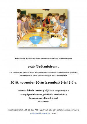 Sváb főzőtanfolyam