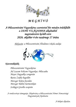 Zene Világnapja - Pilisszentiváni Vegyeskórus koncertje