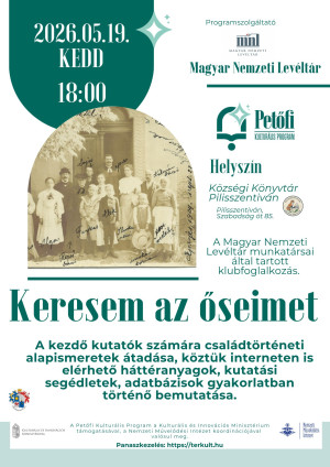 Keresem az őseimet - klubfoglalkozás a könyvtárban