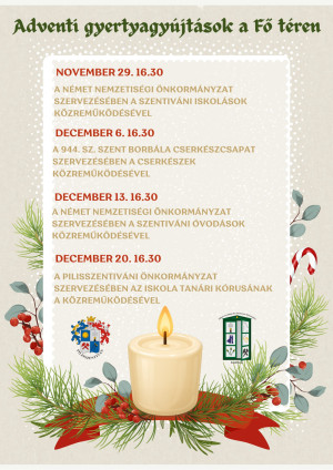 Adventi gyertyagyújtások