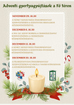 Adventi gyertyagyújtások