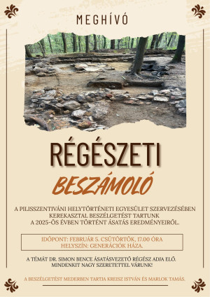 Régészeti beszámoló