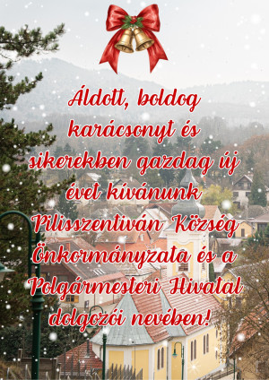 Áldott, boldog karácsonyt kívánunk!