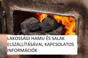 Lakossági hamu és salak elszállítása