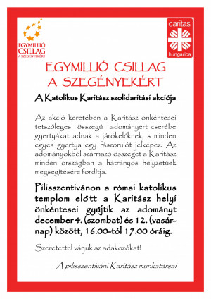 A Katolikus Karitász szolidaritási akciója 