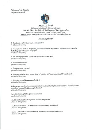 Meghívó testületi ülésre - 2026.03.23.