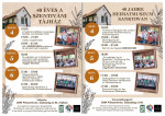 40 ÉVES A SZENTIVÁNI TÁJHÁZ!