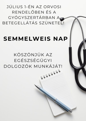 Semmelweis nap július 1-én